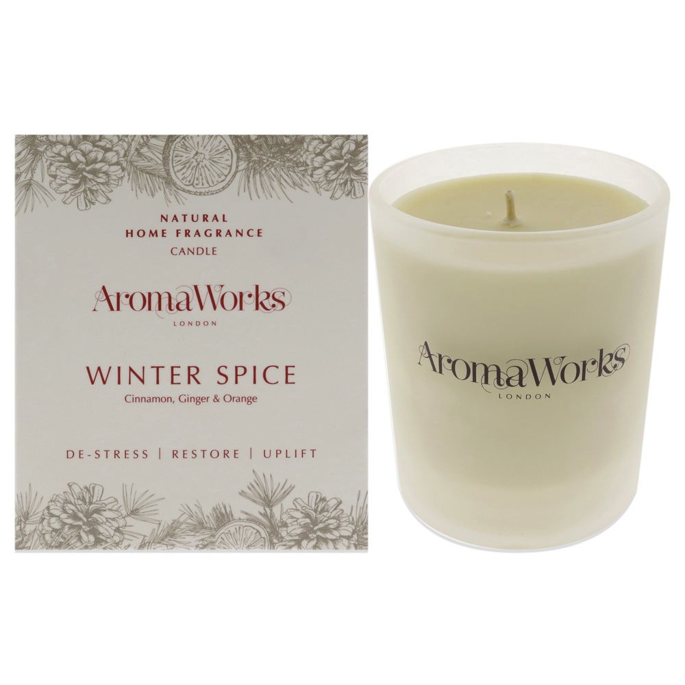 Winter Spice 30cl by Aromaworks for Unisex - 1 Pc Candle